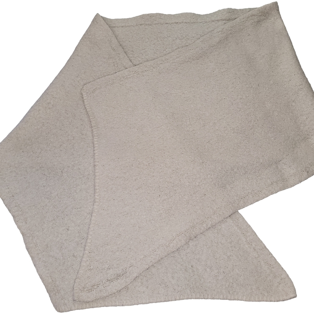 Marcus Adler New York Oatmeal Knit Shoulder Wrap/Shawl 78" x 16"